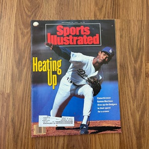 Los Angeles Dodgers Ramon Martinez MLB BASEBALL 1991 Sports Illustrated Magazine