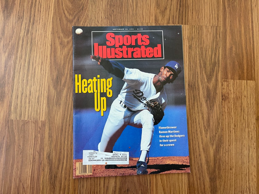Los Angeles Dodgers Ramon Martinez MLB BASEBALL 1991 Sports Illustrated Magazine