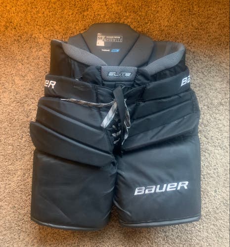 Senior Used Medium Bauer Elite Hockey Goalie Pants