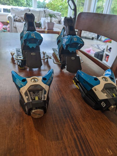 Used Salomon STH2 WTR 16 Ski Bindings 110 mm Brake Width Max Din