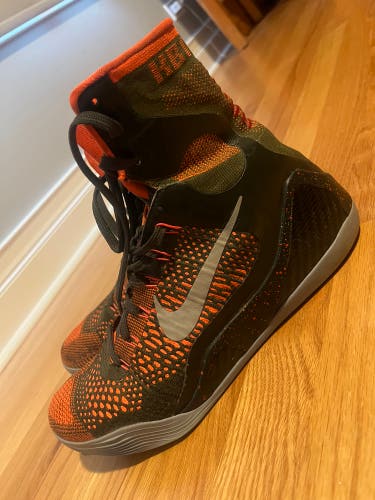 Kobe 9 High Elite Sequoia Size 10.5 630847 303 Strategy Orange Green
