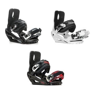 New 5th Element Snowboard Bindings Black, White or Red, Binding sizes S M/L L/XL