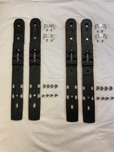 Marker Riser Race Plates - lightly used, 2 sets or 4 risers  White only