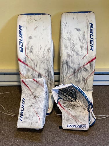 Used 34" Regular Bauer Supreme 2S Goalie Full Set Pro Stock