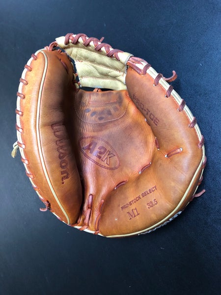 Used Wilson Right Hand Throw Catcher's A2K Baseball Glove 33.5"