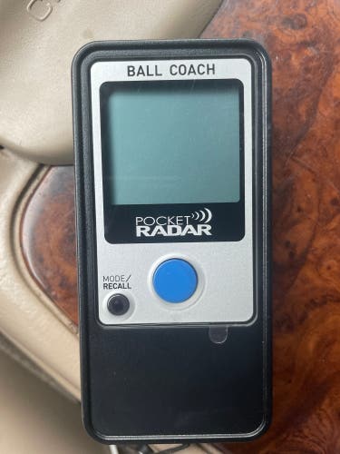 Pocket radar Ball Coach