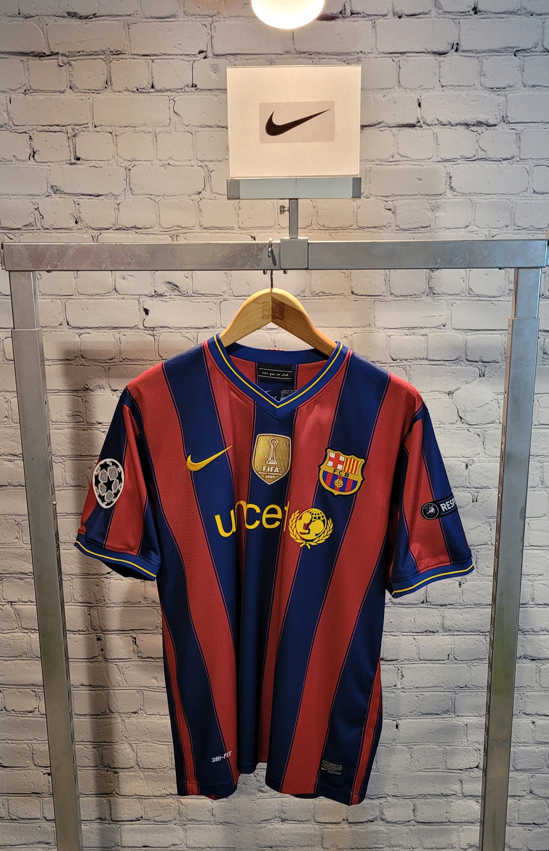 Messi #10 Barcelona Blue Medium Men's Jersey