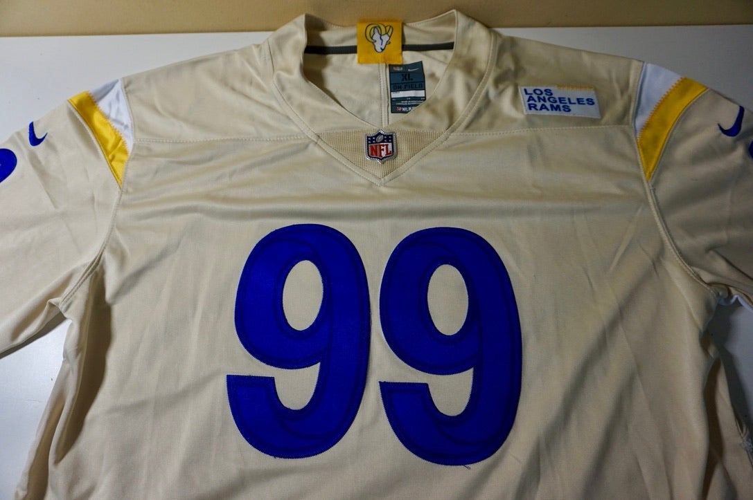 Los Angeles Rams Aaron Donald #99 Super Bowl LVI-C Patch Limited Jersey Men  XL