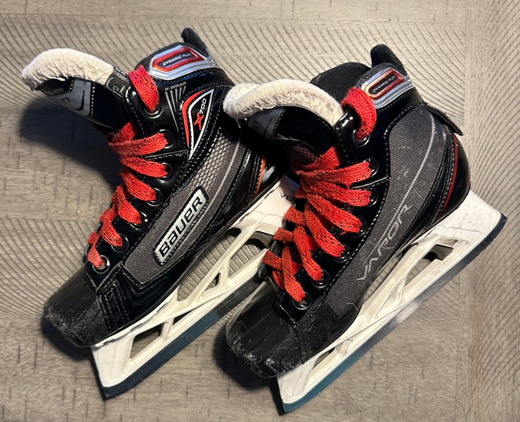 Used Bauer Regular Width Size 1 Vapor X700 Hockey Goalie Skates