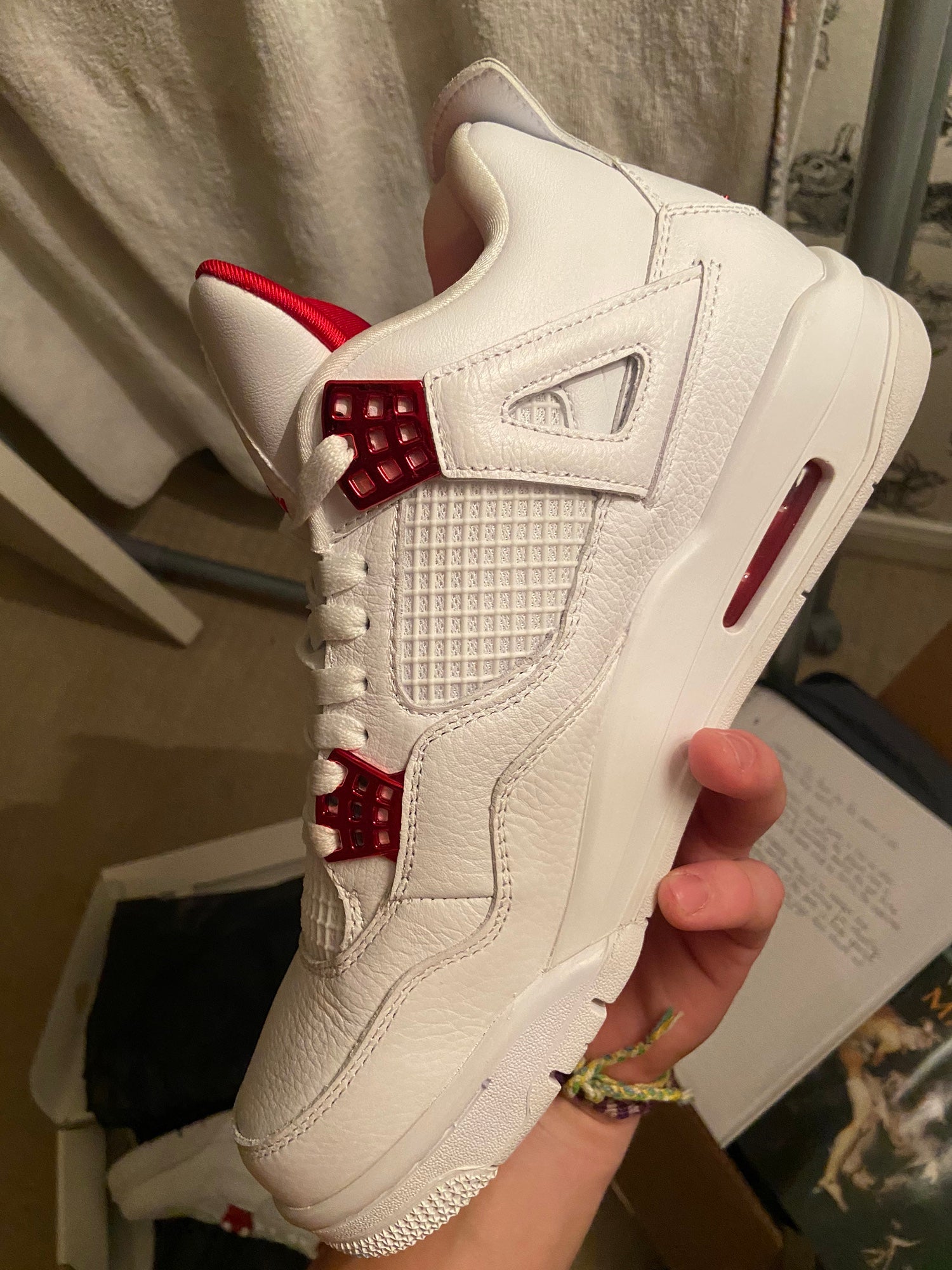 jordan 4 retro metallic red womens