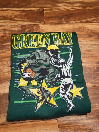 New Vintage 1997 Green Bay Packers NFL Sports Sweatshirt Vtg Crewneck Size XL