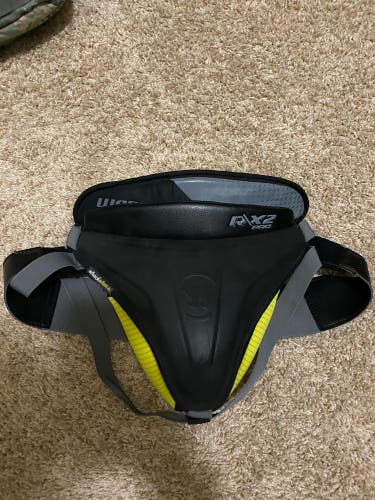 Warrior hockey goalie cup