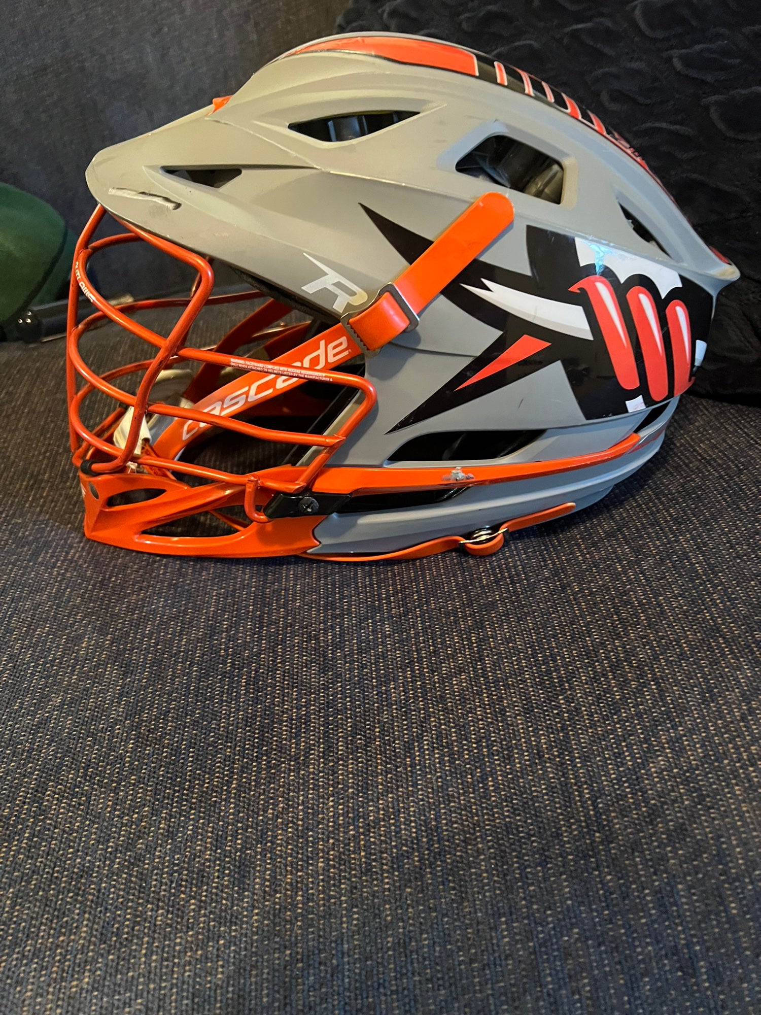 Boston Cannons MLL Lacrosse Cascade CPX Team Issued Helmet