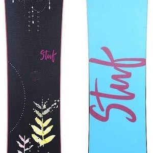 New Women's $350 Stuf "Jewel" Snowboard 144cm, Rocker ride, Bindings Available
