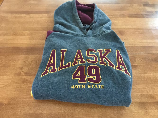 Alaska 49th State Hoodie - Size Large