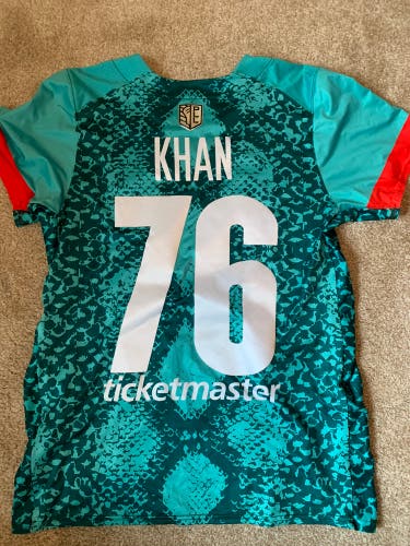 2022 GAME USED KEEGAN KHAN WHIPS JERSEY