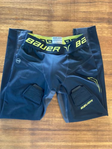 Youth Bauer Fitted Leggings With Cup