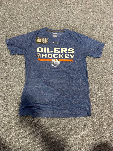 New Reebok Play Dry Edmonton Oilers T-Shirt Medium
