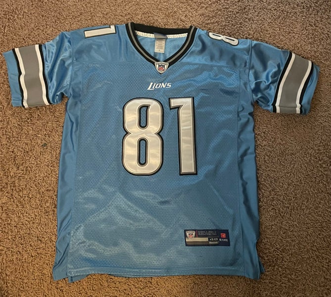 Calvin Johnson Custom Megatron Lions On-Field Style Custom Stitched Jersey  (Size XL)