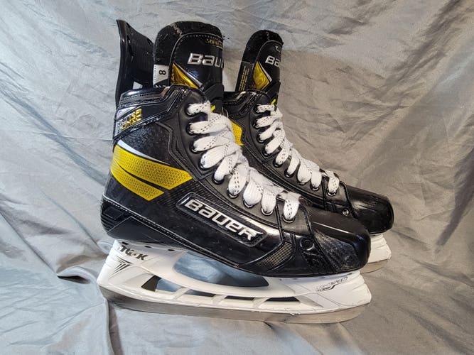 Bauer Supreme UltraSonic Hockey Skates Senior Size 8 Lightly Used