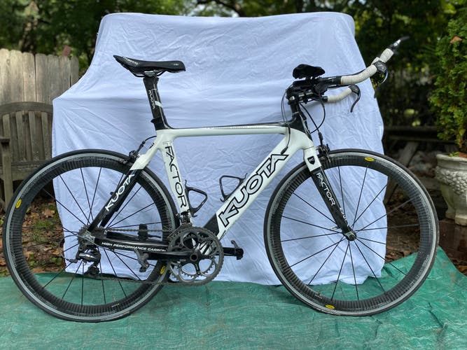 2010 Kuota K-Factor Race Dura-Ace w/ Mavic Cosmic Carbone wheels PLUS Shimano WH R-500 Wheelset