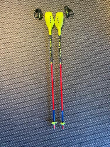 Used 46in (115cm) Leki Racing WCR Lite SL Poles with Hand Guards