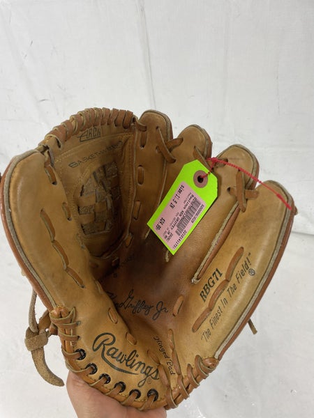 Used Rawlings KEN GRIFFEY JR 8 Fielders Gloves Fielders Gloves