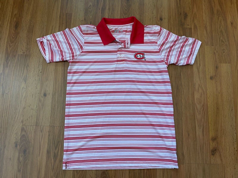 St. Cloud State Huskies NCAA HOCKEY SUPER AWESOME Size Medium Polo Golf Shirt!