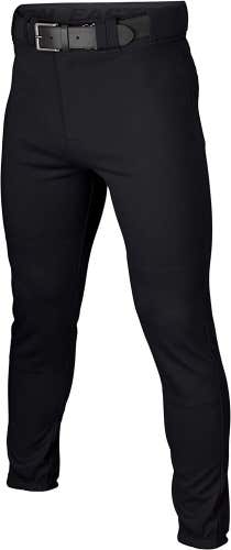 New Easton Rival+ Pro Taper baseball pants solid black adult senior XXL pant
