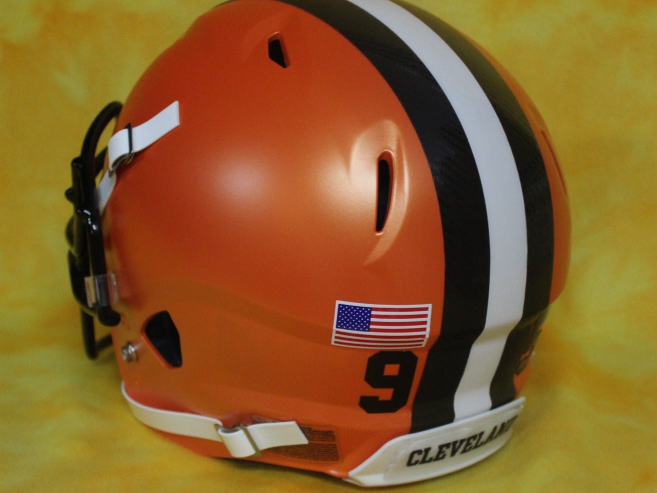 Cleveland Browns super custom fullsize football helmet Schutt Vengeance  Garrett