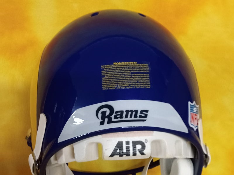 SWEET Throwback Rams super custom fullsize football helmet Schutt Air  Dickerson