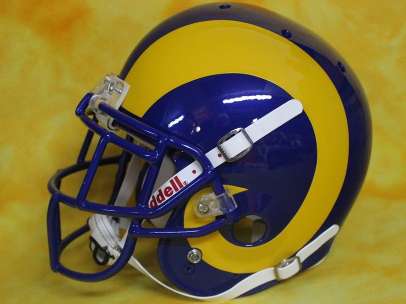 The Rams are going to wear these sweet throwback helmets all the time now