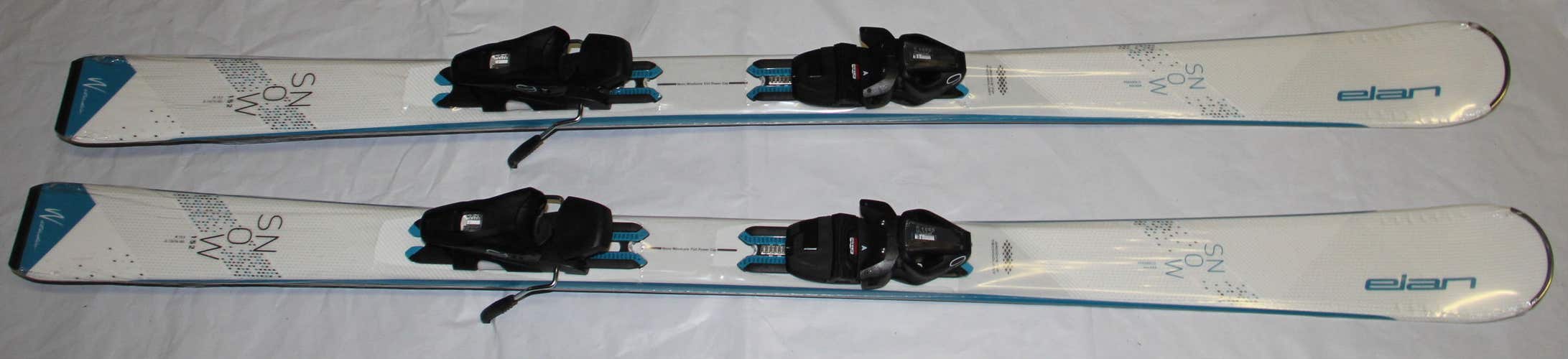 NEW 2023 Elan skis Snow White Skis women's + EL9.0 Bindings size adjustable 146cm
