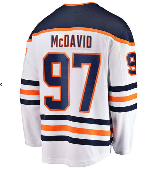 Connor McDavid Edmonton Oilers Fanatics Branded Alternate Premier