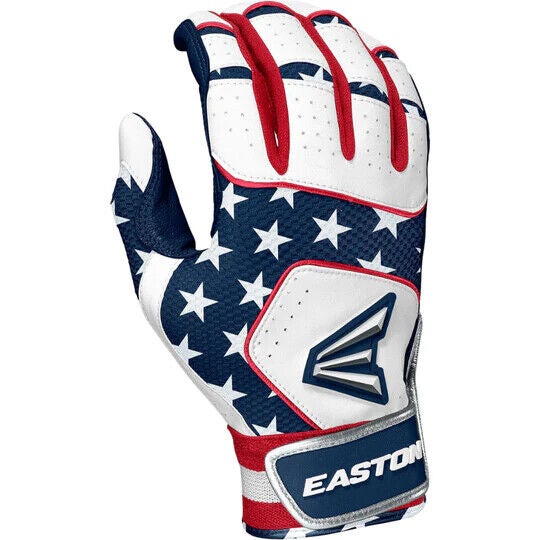New Easton WalkOff NX Stars & Stripes Batting Gloves small pair