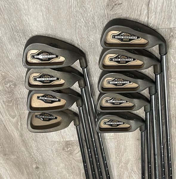 Big Bertha Gold Golf Iron Set 3-9, PW, SW | SidelineSwap | Buy and