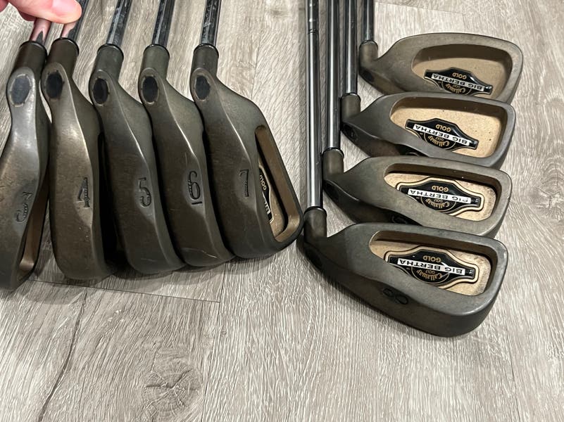 Big Bertha Gold Golf Iron Set 3-9, PW, SW | SidelineSwap | Buy and