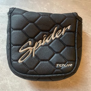 TaylorMade Spider Black Leather Putter Cover