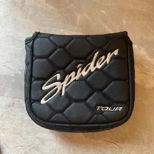 TaylorMade Spider Black Leather Putter Cover