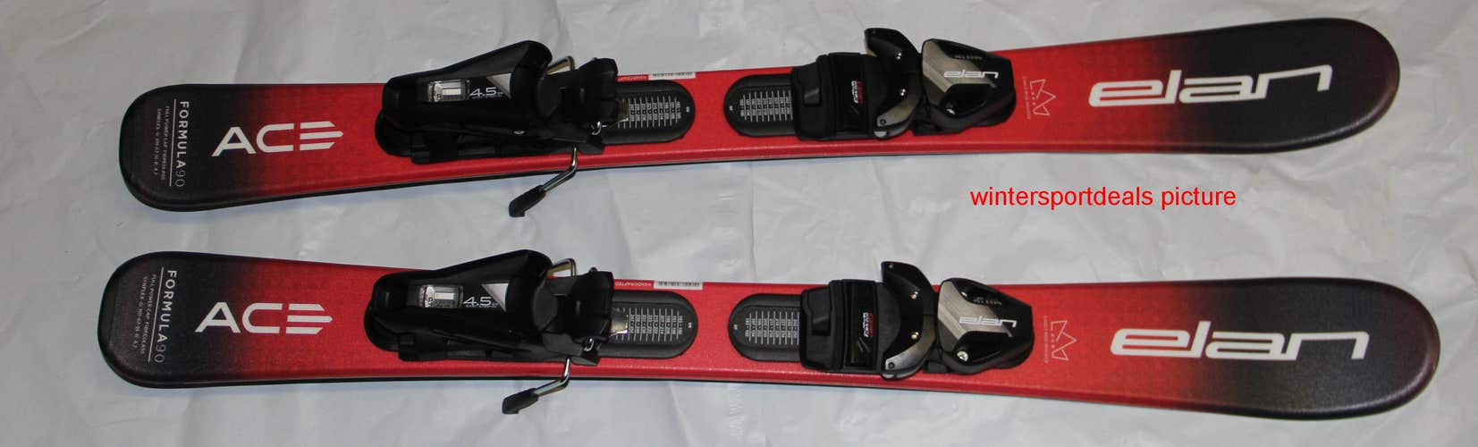 NEW 2024 Elan Formula 90 cm kids Skis  System with EL 4.5 GW size adjustable Bindings