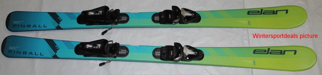 NEW 2024 Elan 130cm pinball Kids junior skis with EL 4.5 System size adjustable Bindings