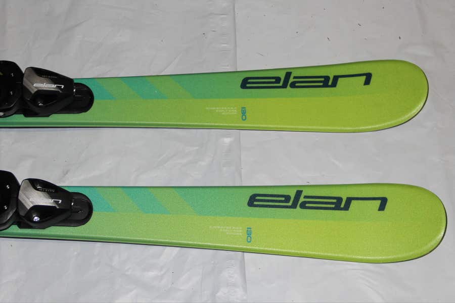 NEW 2024 Elan 130cm pinball Kids junior skis with EL 4.5 System