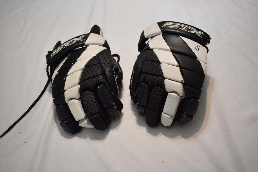 STX Catalyst Lacrosse Gloves, Black/White SidelineSwap Buy and Sell