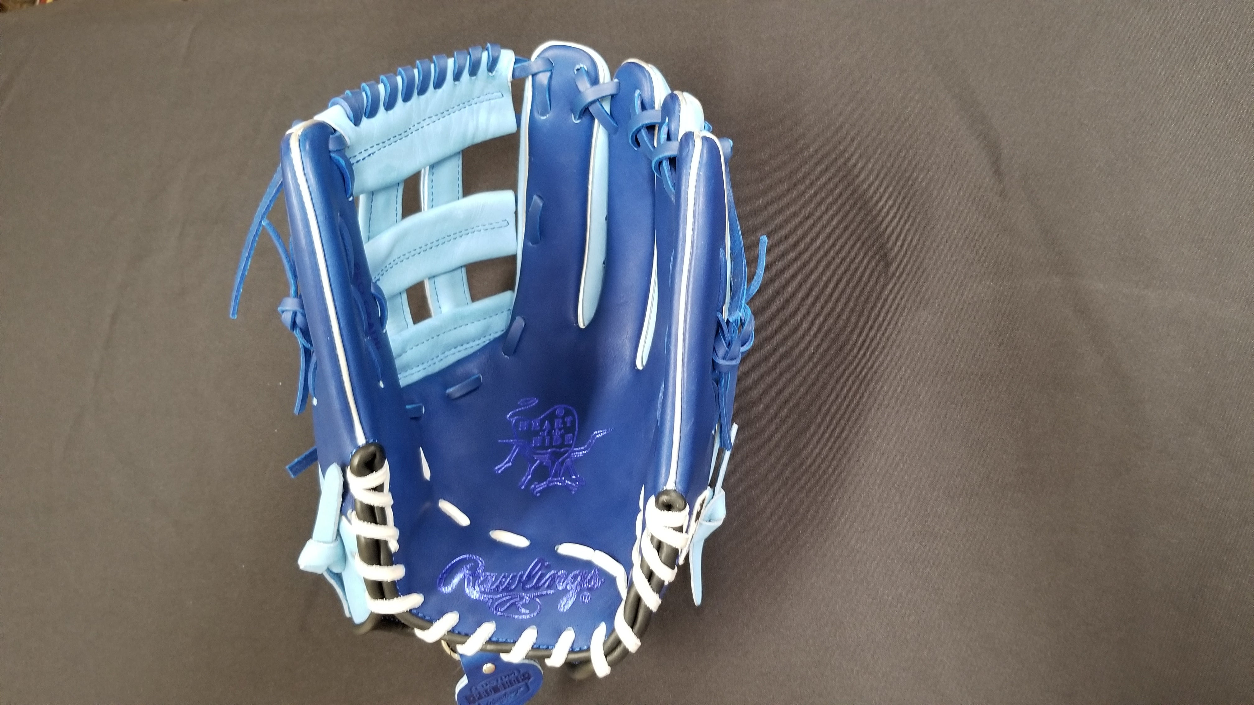 thin blue line baseball glove