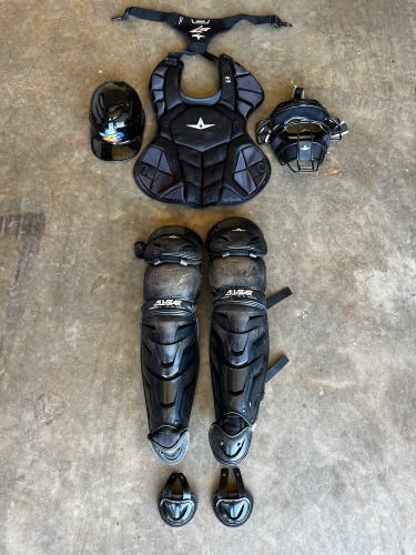All Star System 7 Axis Catcher's Set No Mask