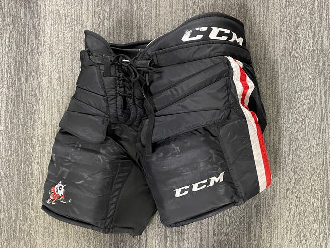 Used CCM HPG12A Niagra Ice Dogs Pro Stock Hockey Goalie Pants