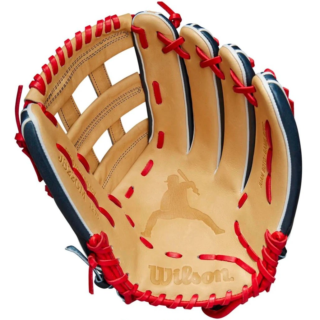 Blonde Baseball Gloves 