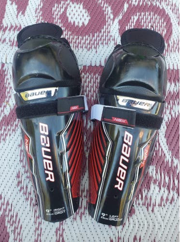 Bauer NSX Shin Pads Youth 9”