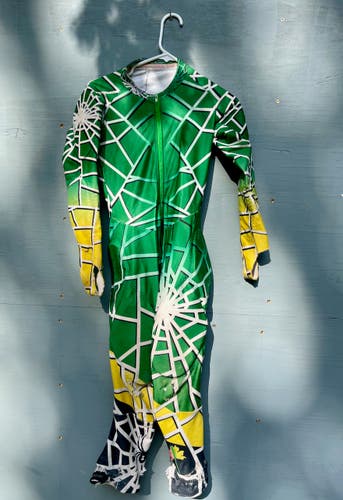 Youth 10/12 Spyder Kyds Performance Padded Ski Race GS Suit