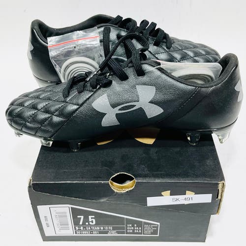 New Boston University Under Armour Womens Team W 10 FG Soccer Cleats- Size 7.5 Womens